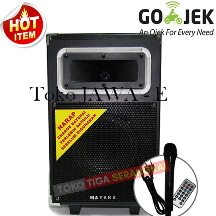 PROMO.. MAYAKA SPKT 002 AB Speaker Portable Werles Ampli Meeting