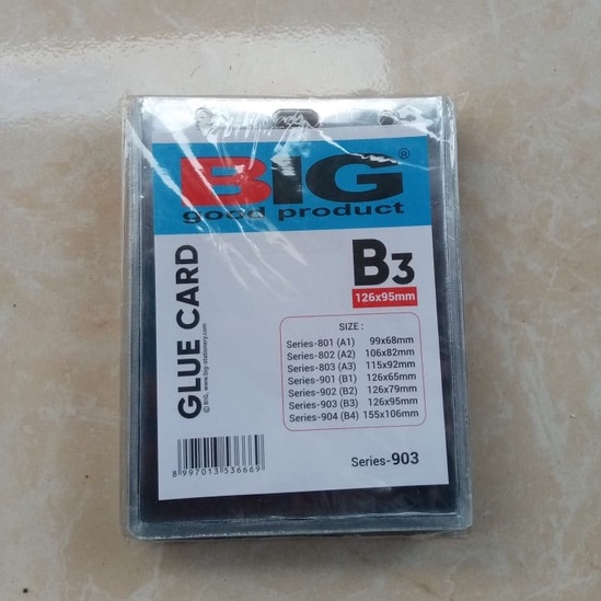 

(1PACK) Glue Card BIG B3 Nametag / Mika Id Card / Keplek / Wadah Kartu Nama Ukuran B3 126c95mm