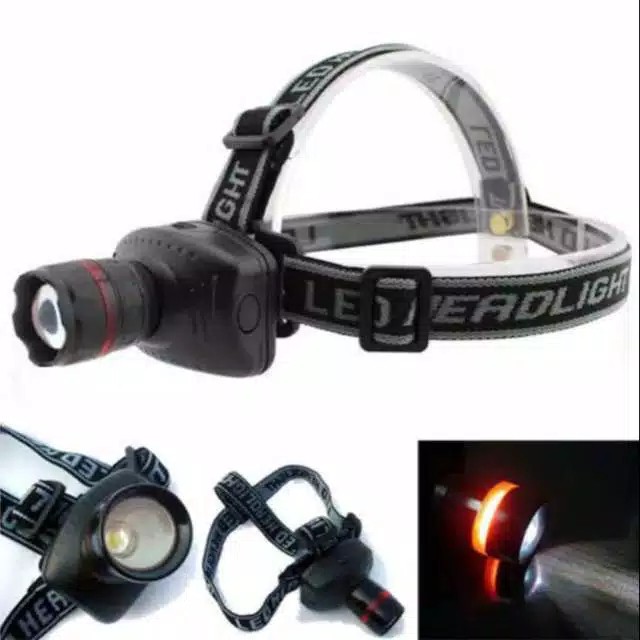 Head Lamp Senter kepala zoom out end zoom in MS-1921