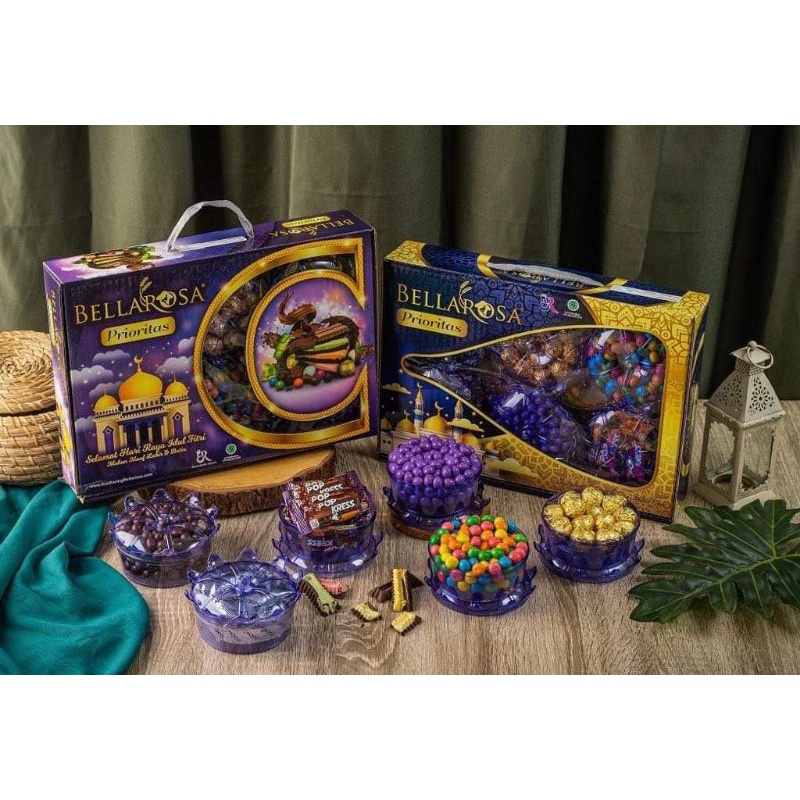 BELLAROSA HAMPERS LEBARAN 2022 MURAHH FREE KARTU UCAPAN ✓✓ / KUE KERING /