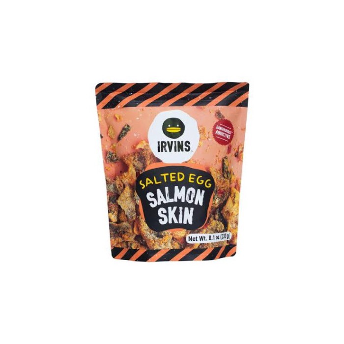 

Irvins Salted Egg Salmon Skin (105 Gr) [Small]