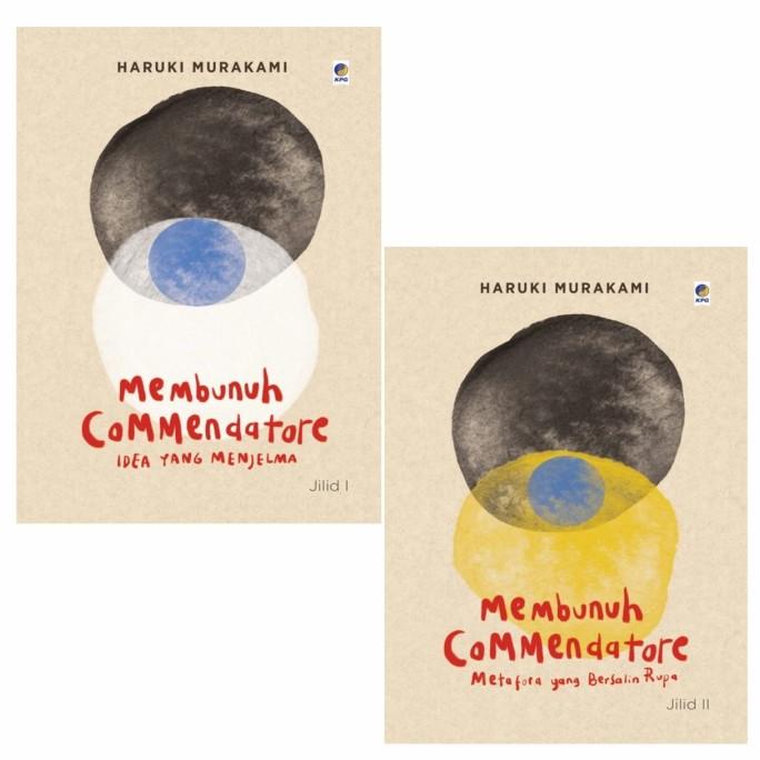 

Buku Novel Membunuh Commendatore Jilid I & 2 Haruki Murakami Star Seller