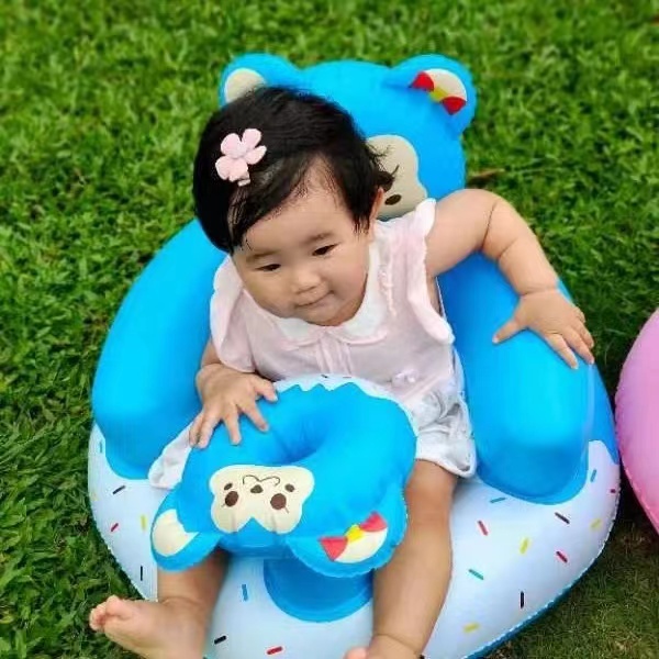 BABYGENIC MALLHUAYI MALL ready model monyet sofa  bayi / kursi bayi pompa untuk belajar duduk, makan, main dan mandi ada monyet cocok untuk bayi 4 bulan - 3 tahun