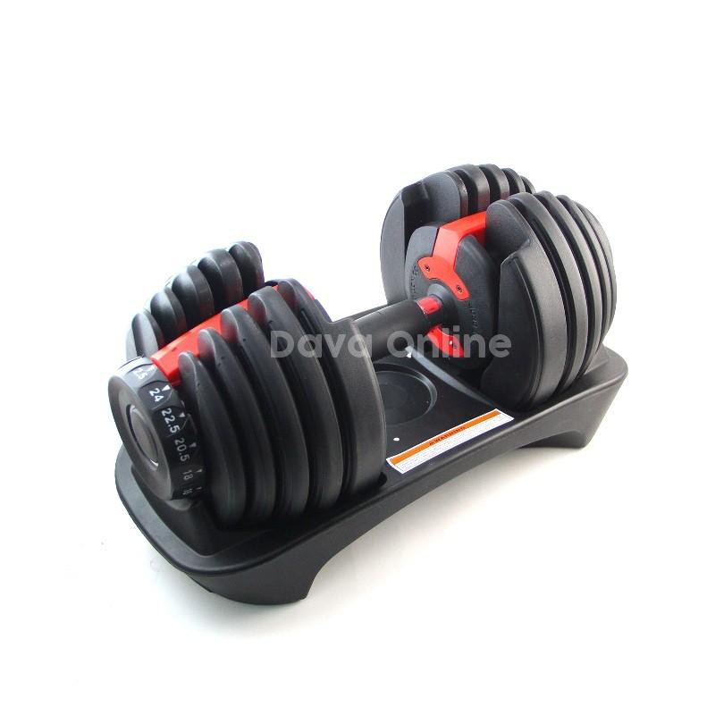 DUMBBELL SET 24 KG F201+BESI PEGANGAN PLUS KUNCI/BARBELL SET VARIAN BEBAN 1-24 KG SATU SET ALAT - TEKNO KITA