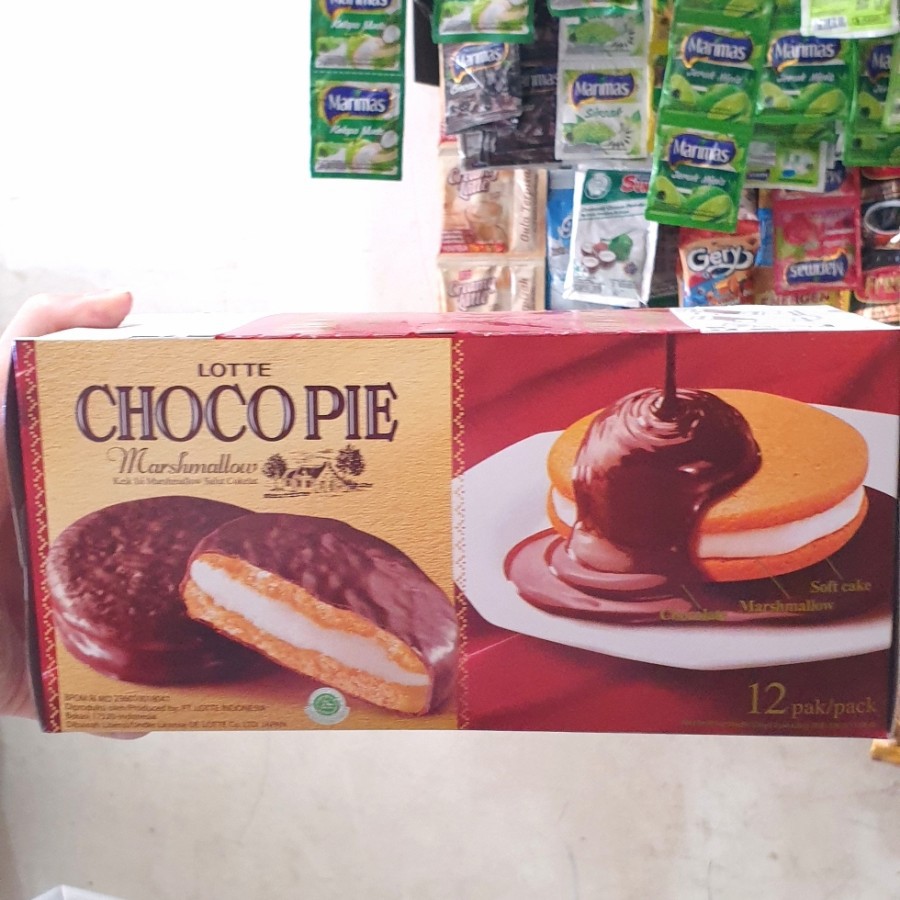 

CHOCO PIE MARSHMALLOW isi 12 pcs