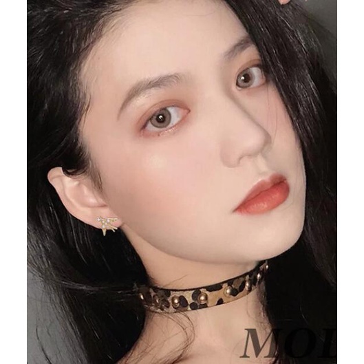 925 jarum perak menelan buatan mutiara anting-anting Korea anggun online influencer peri Mori gaya s