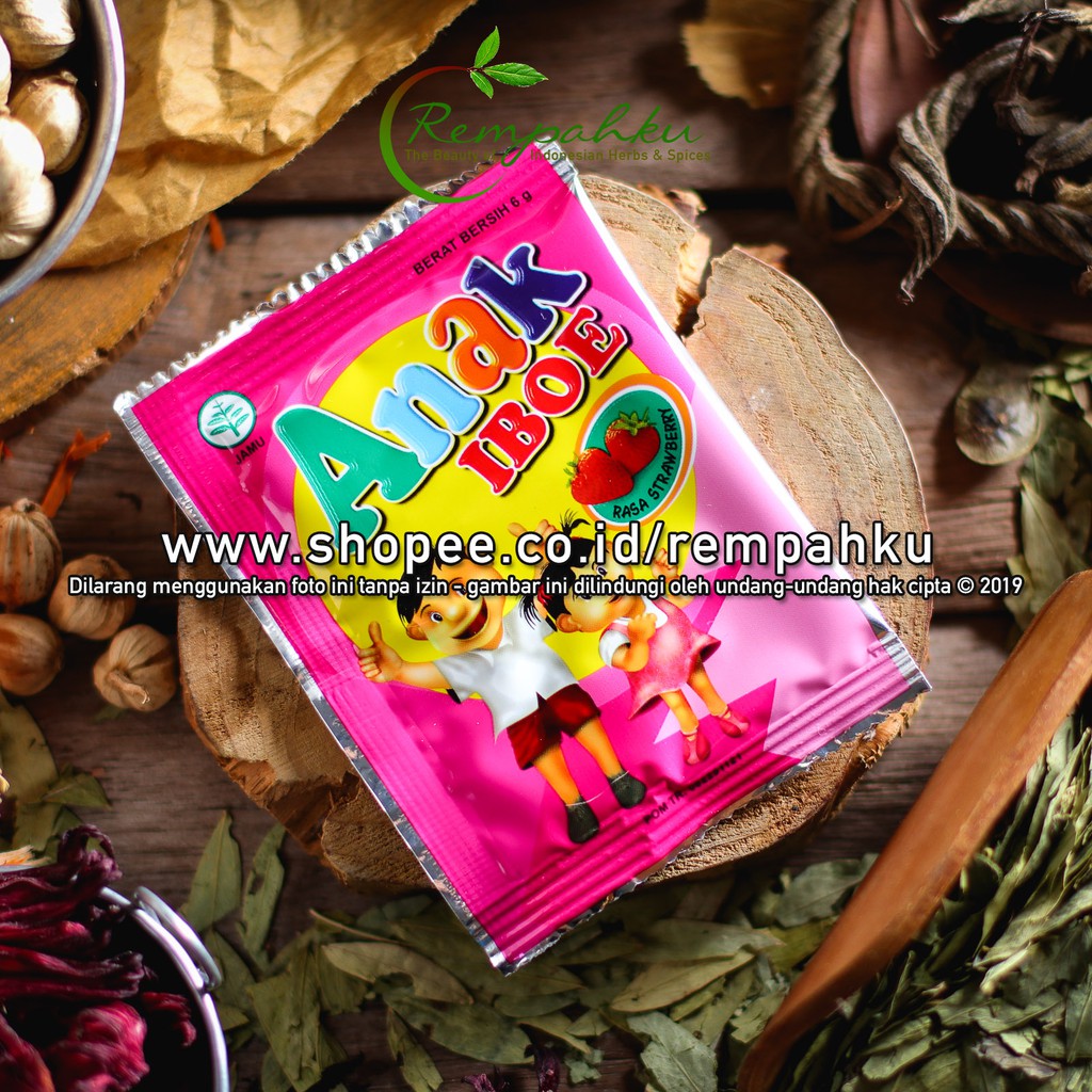 

Rempahku - Jamu Anak Iboe STRAWBERRY 1pcs Herbal Ramuan Jamu Anak Enak