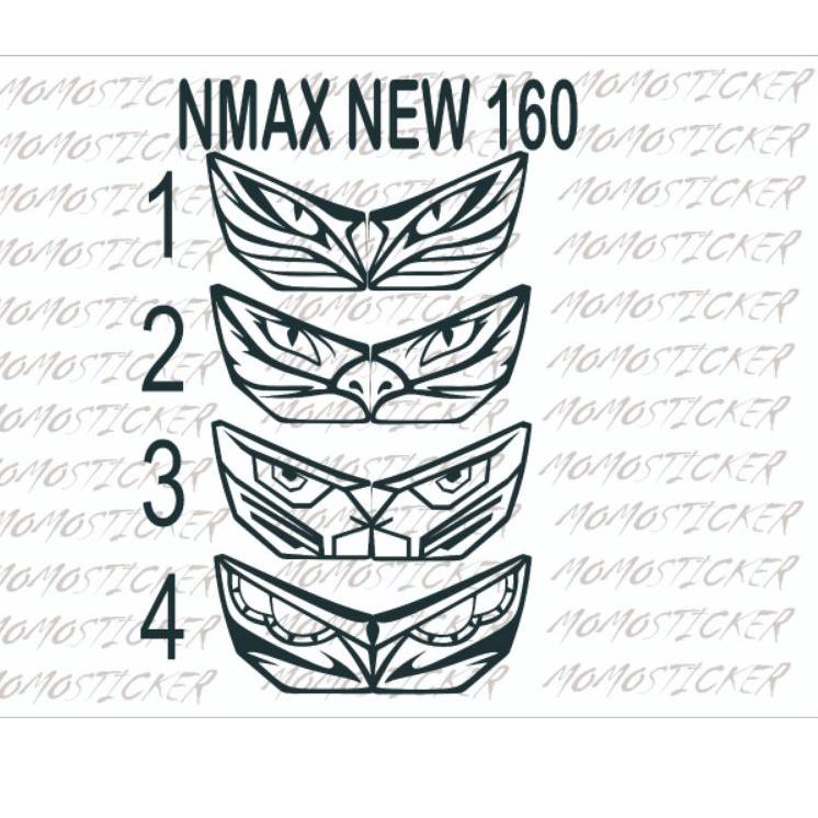 stiker lampu nmax new 2021 160cc stiker nmax "KYA.15Jn22ž"