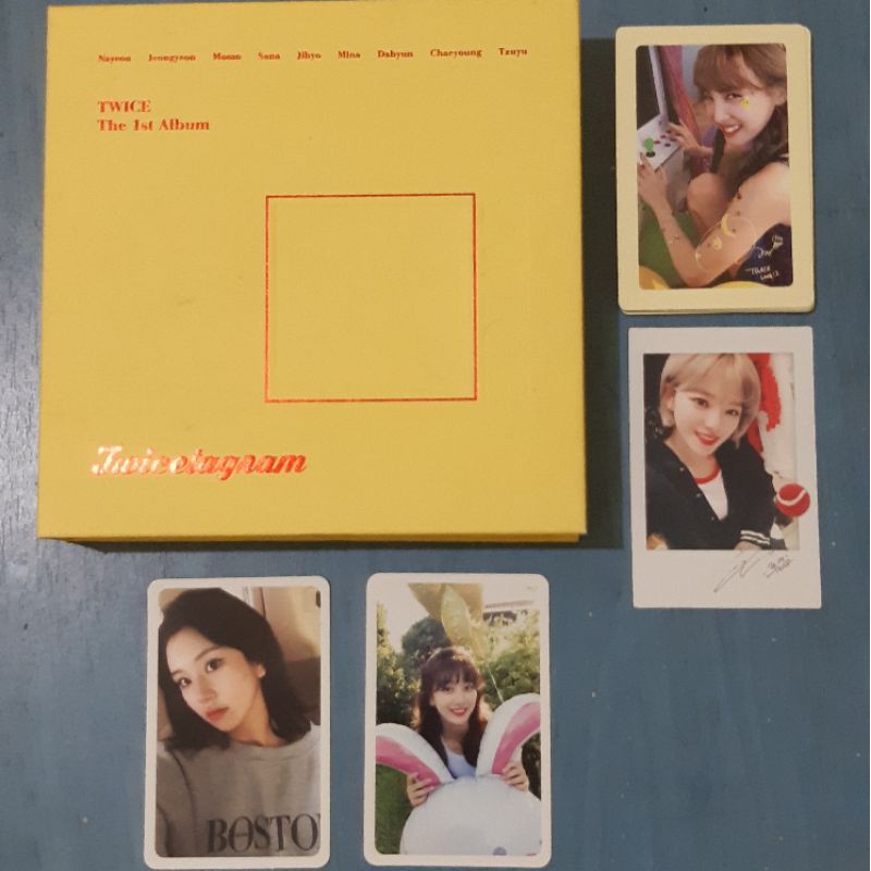 TWICE - TWICETAGRAM ALBUM JEONGYEON CD SANA DAHYUN CHAEYOUNG PHOTOBOOK JIHYO STICKER PHOTOCARD