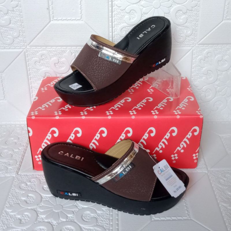 WEDGES CALBI WANITA SLOP kode AG-06
