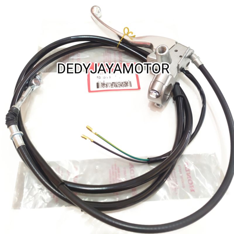 Kabel rem Belakang scoopy karbu + dudukan spion kiri + handle rem kiri + bonus switch rem kiri scoopy karbu scoopy fi