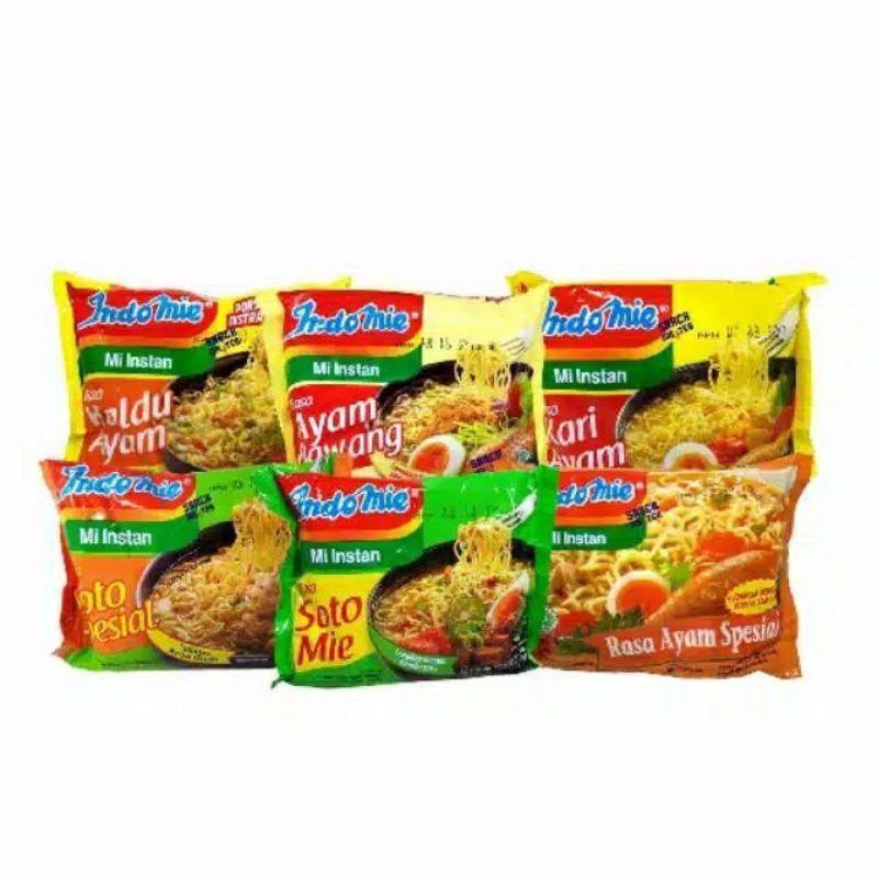 

Indomie Mie instan Kuah Murah Enak | Indomie Soto Ayam | Indomie Kaldu Ayam | Indomie Ayam Spesial | Indofood | Kari Ayam | Mie Instan Indomie All Variant Kuah Ayam Bawang | Soto | Ayam Bawang | Ayam Spesial | Mie Goreng | Mie Rendang | Mie Geprek | Halal