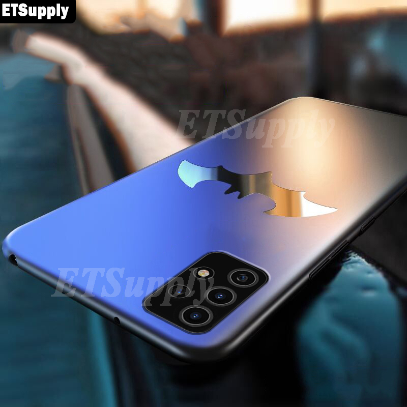 Untuk Samsung Galaxy A52 Phone Case 3 Mm Ultra-tipis Super Light Metal Bat Man Non-slip Mobile Phone