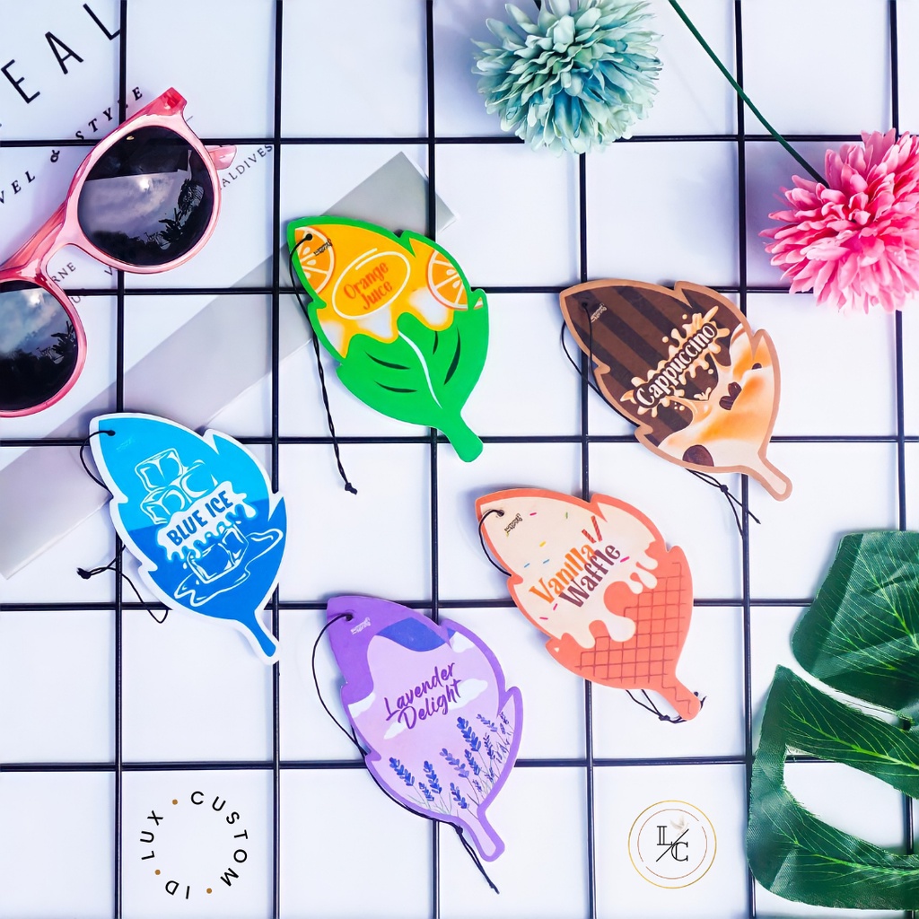 Pengharum Ruangan Mobil Kamar Tidur Kamar Mandi AC Kipas Toilet Daun Leaf Summerspring Original Prem