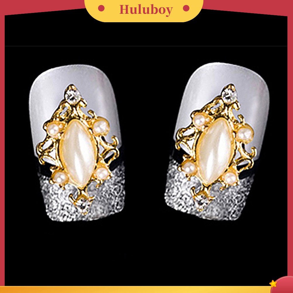 Huluboy Huluboy♡ Manik-manik Berlian Imitasi Glitter 3D Untuk Dekorasi Manicure DIY