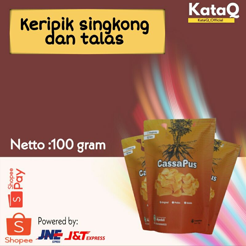 

Snack Keripik Singkong Pedas Makanan Ringan Murah CASSAPUS