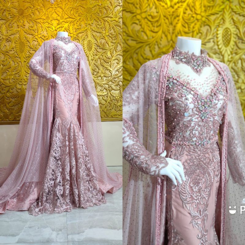 GAUN SLIM MEWAH PREMIUM//GAUN PENGANTIN TERBARU//GOWN MASA KINI