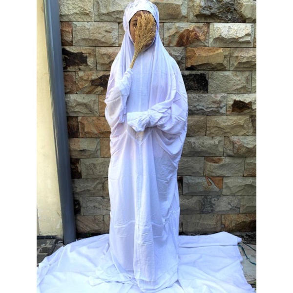 Mukena Rayon Bordir Melati/Mukena Rayon Lajuran