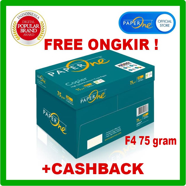 

KERTAS HVS F4 75 GRAM PAPERONE BMO DAN EKON (PRODUK BARU DARI PAPERONE) QUALITY SAMA