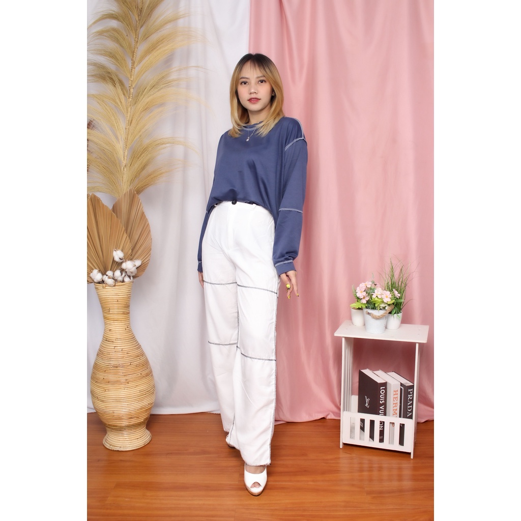 [12.12] RX Fashion - Lezy Kulot Pants / CAVY CROP / MARIE TOP