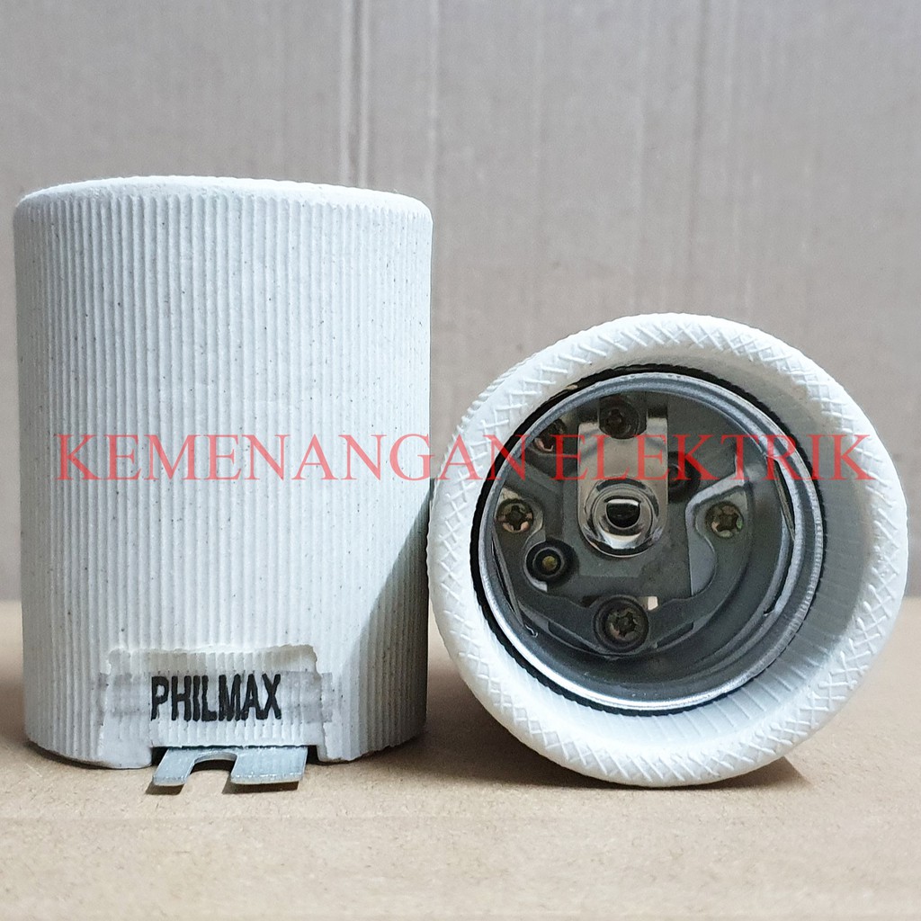 FITTING DOWNLIGHT KERAMIK LAMPU E40 / RUMAH FITING JAMBU / FITTING PORSELEN