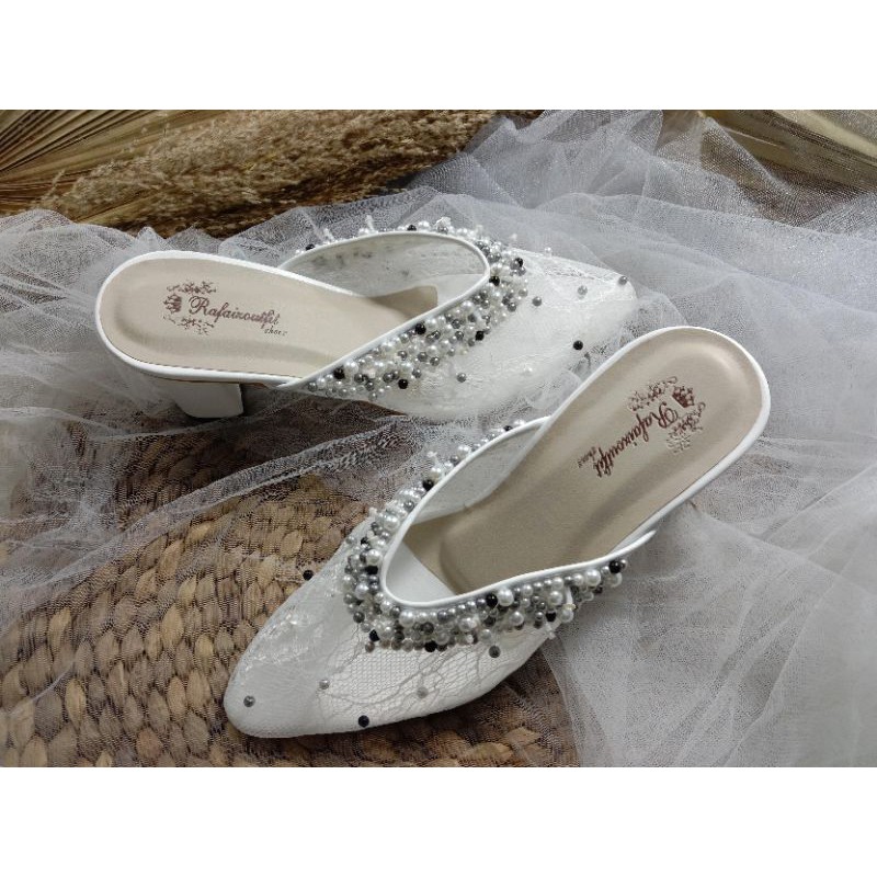 sepatu wedding putih wanita cantik sepatu sepatu yisela