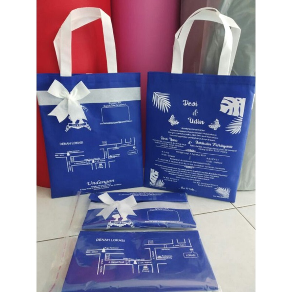 undangan bentuk tas undangan tas murah undangan pernikahan