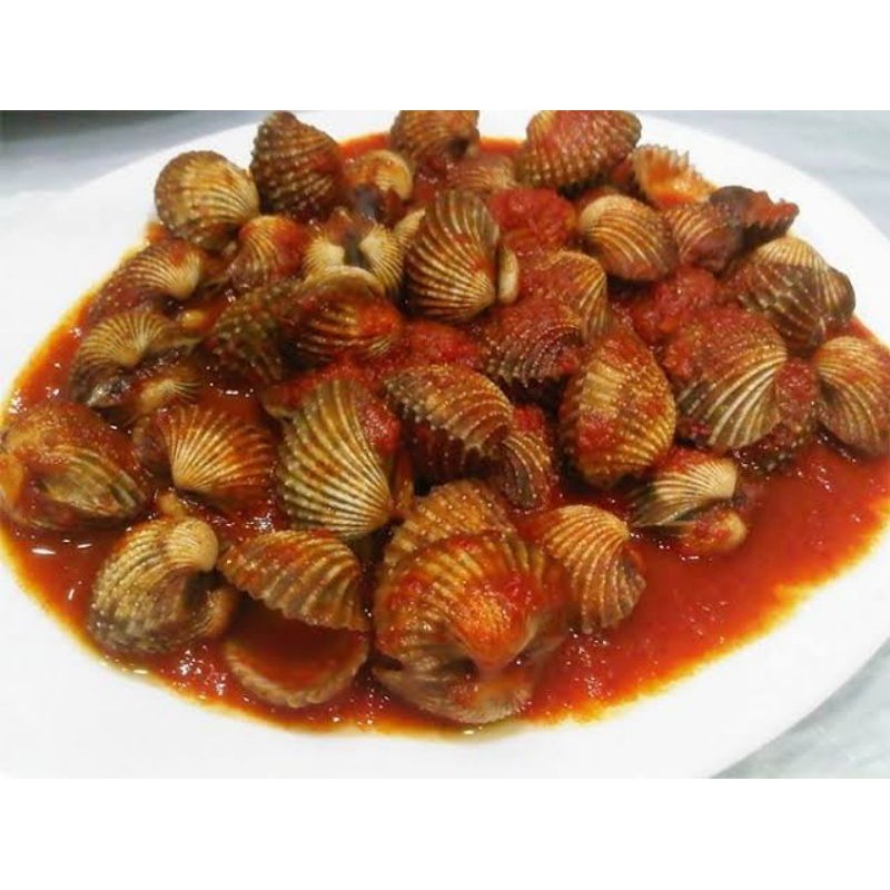 

Kerang dara asam manis pedas(matang)