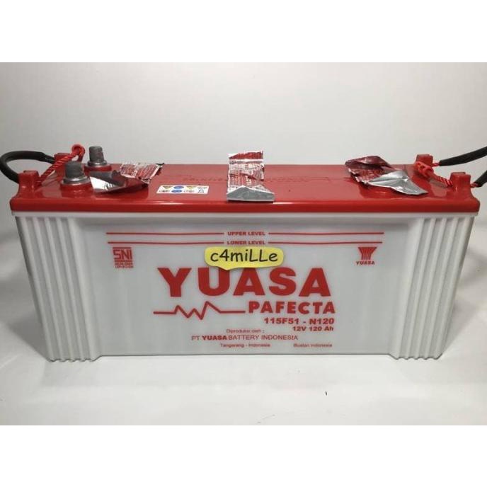 Aki Basah Yuasa N120 Mitsubishi Bus Truck Hino 1990 Generator Genset