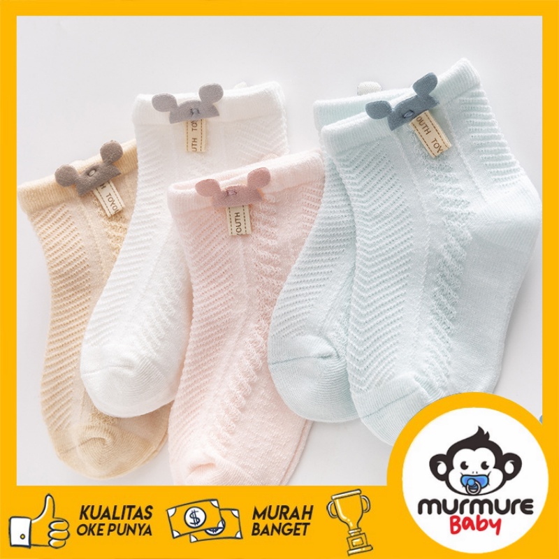 MURMURE.BABY I KAOS KAKI BAYI ANTI SLIP KAUS KAKI BAYI 0-1 TAHUN