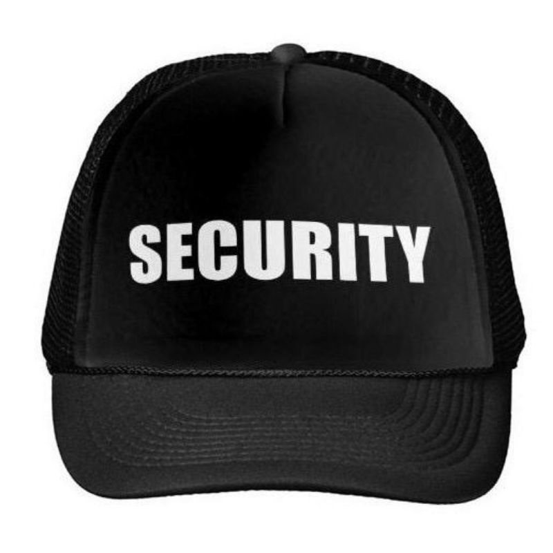 Topi Trucker Custom SECURITY