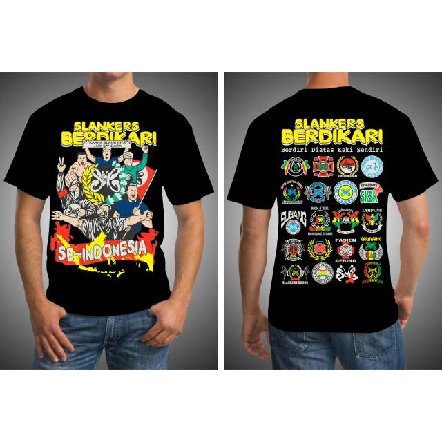 Kaos SANTRI ROCK N ROLL. gambar//motif baru
