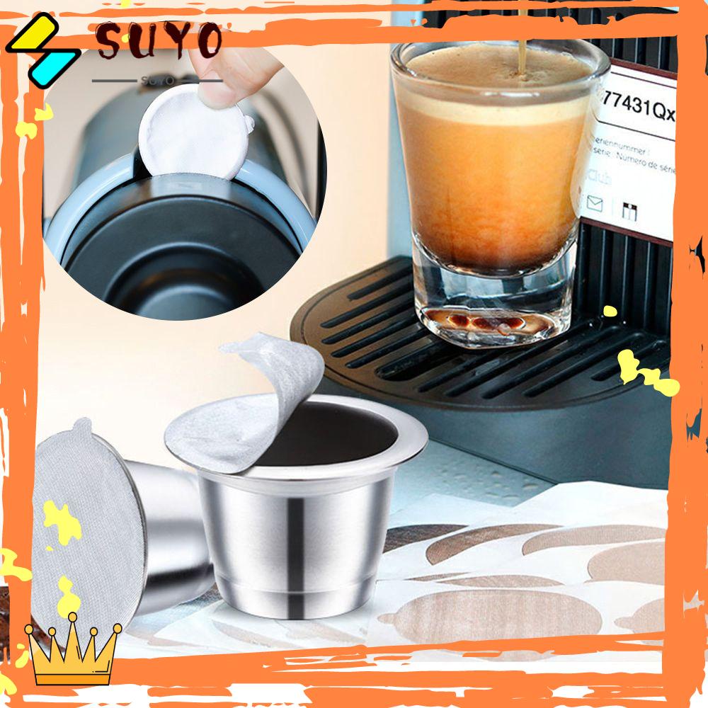 Suyo Kapsul Kopi Espresso Bahan Stainless Steel Reusable