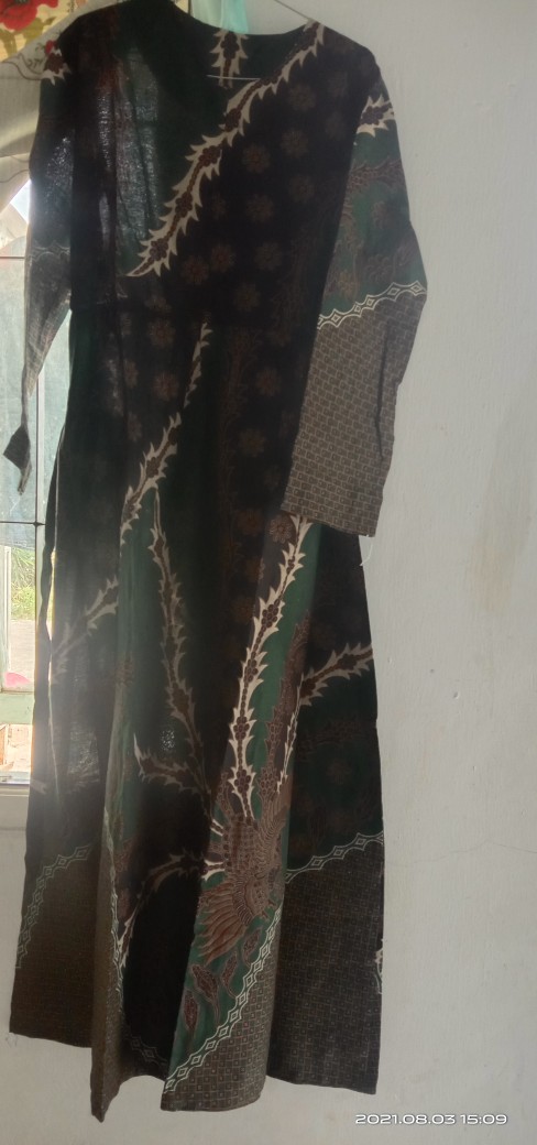 Gamis Batik Modern||gamis Batik Size Jumbo Ld 110 Ld 120