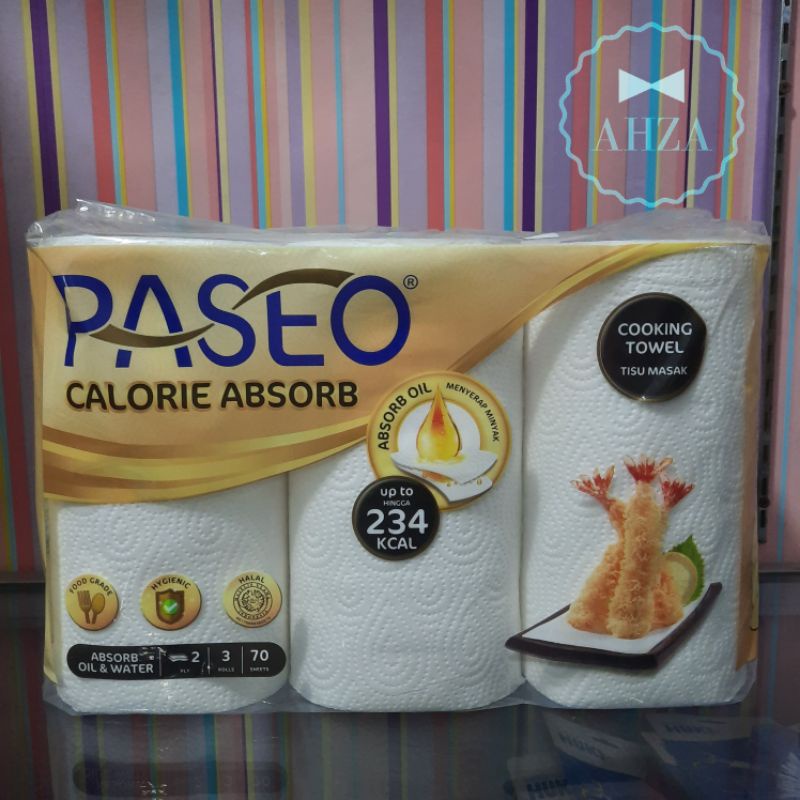 AHZA PASEO CALORIE ABSORB TISU DAPUR ISI 3