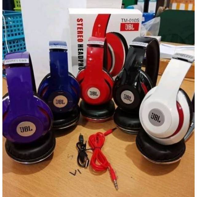 HEADSET JBL BLUETOOTH TM 010 MUSIC SUPER BASS