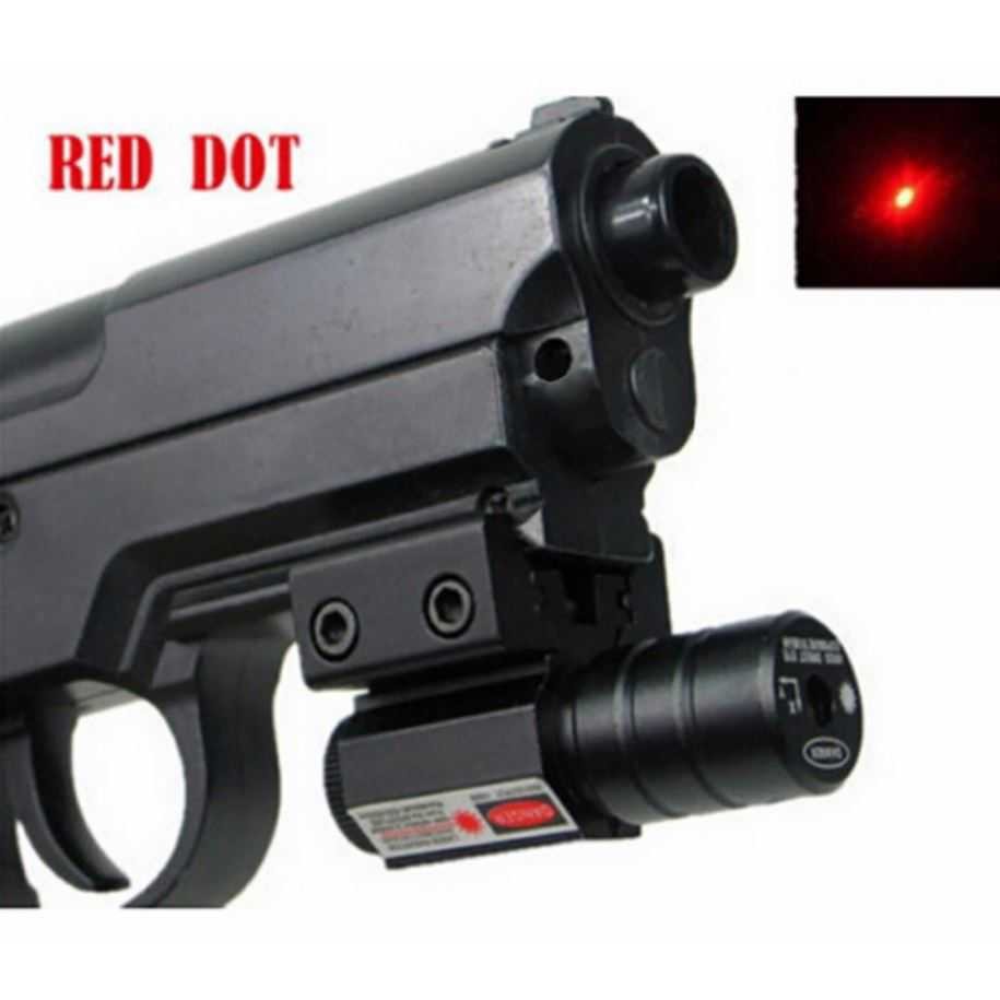 Terlariss !! TaffLED Tactical Red Dot Laser Gun Picatinny Mount Airsoft Rifle HJ11