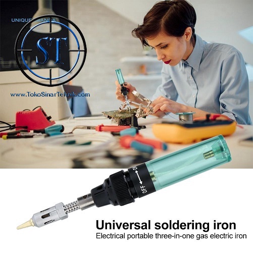 12 in 1 Butane Gas Electric Set Soldering Iron MT-100 Blow Torch Iron Pen High Quality Butan Solder Set Pemanas