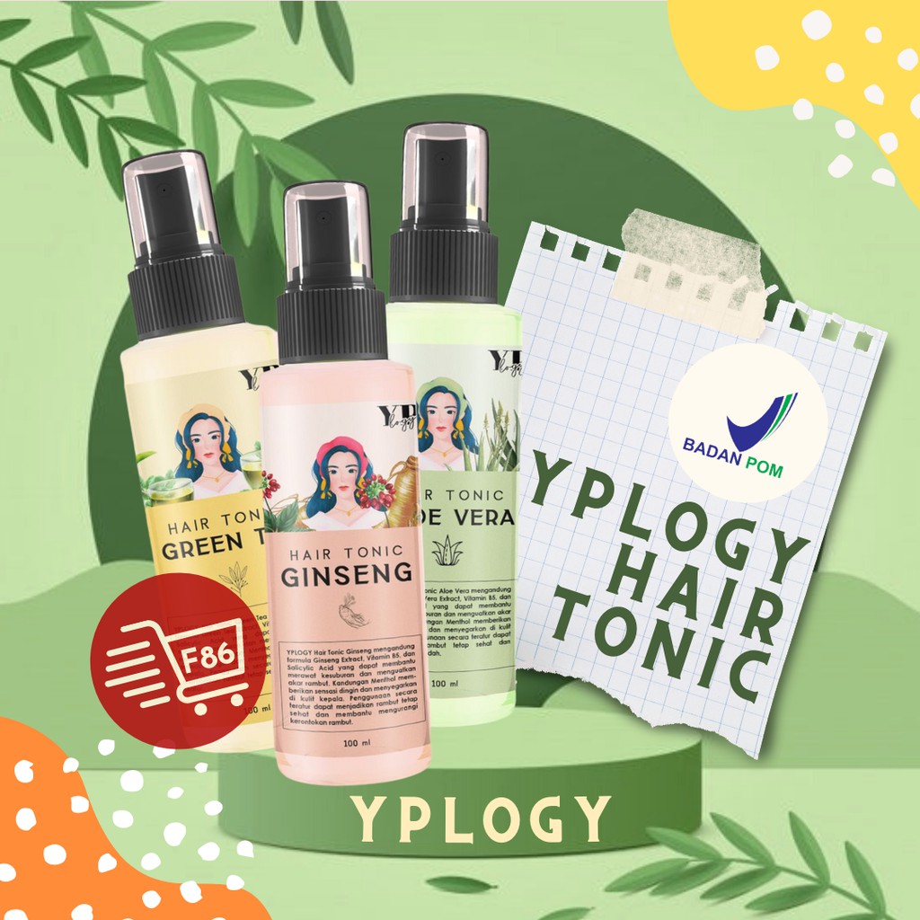 F86 YPLOGY PAKET BUNDLING PERAWATAN RAMBUT SERUM HAIR TONIC MASKER