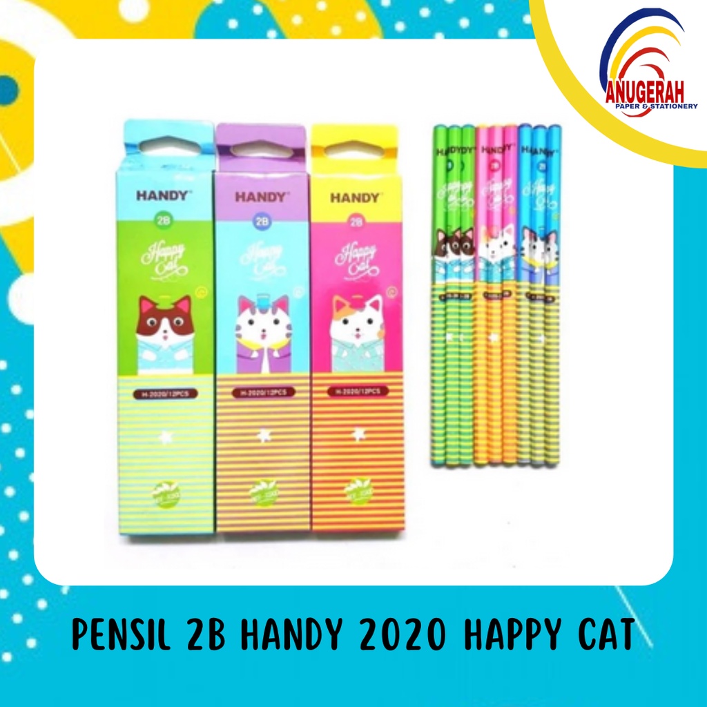 

PENSIL 2B HANDY 2020 HAPPY CAT (LSN)
