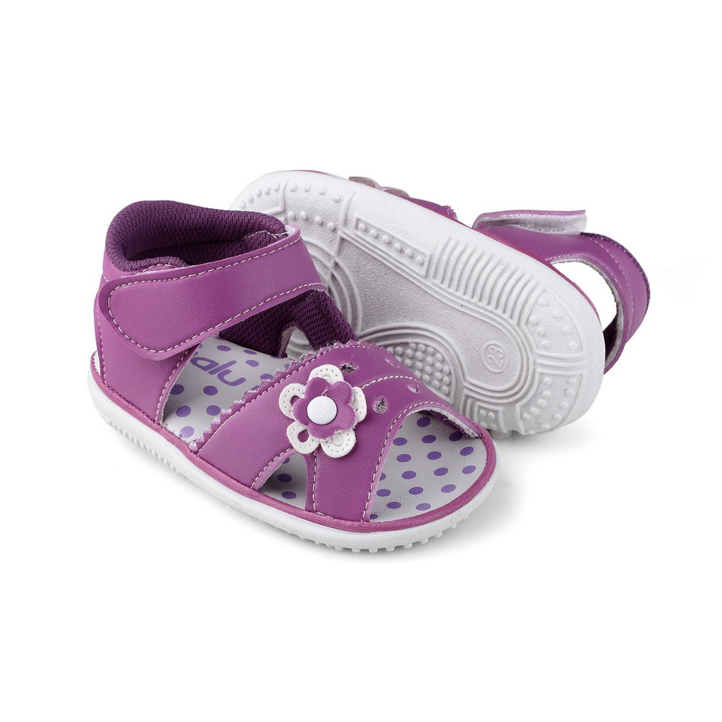 sandal baby girl bunga Ungu BSJ