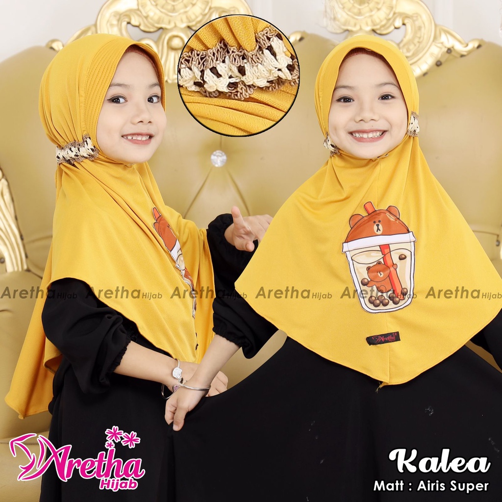 Jilbab Anak 3-7 Tahun Kalea Boba By Aretha