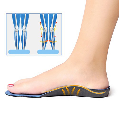 Grab medan Alas Kaki Sepatu EVA Flatfoot Orthopedic Feet Cushion Massage Insole