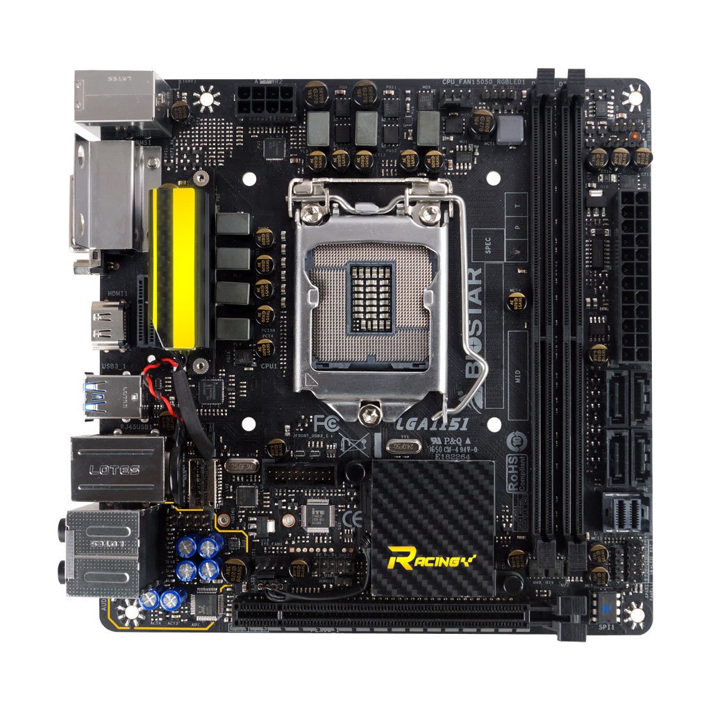 BIOSTAR Motherboard RACING Z270GTN Intel Z270 LGA1151 DDR4 MINI-ATX