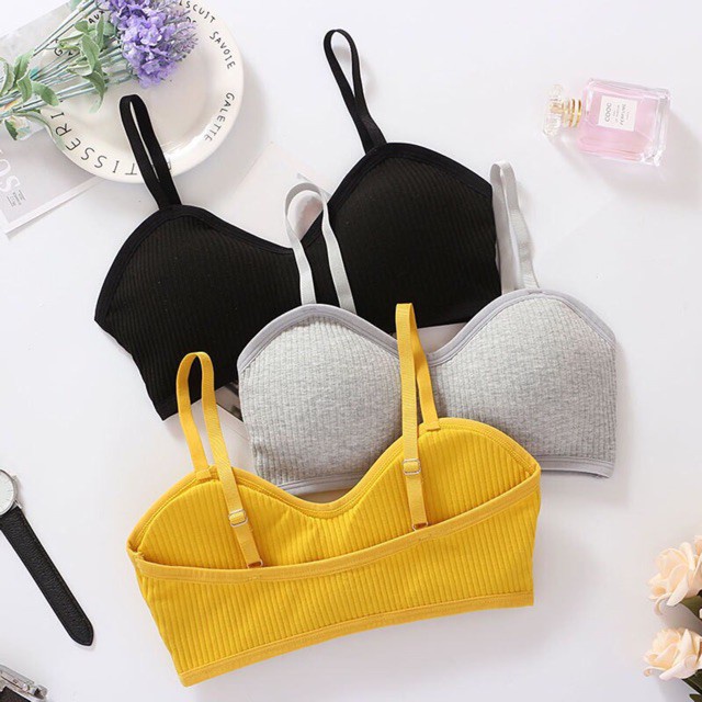 Baaju.id Bra Wanita Tanpa Kawat Bahan Elastis Sport Bra Push Up BRA-2056