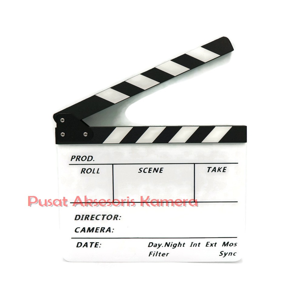 Clapper board putih