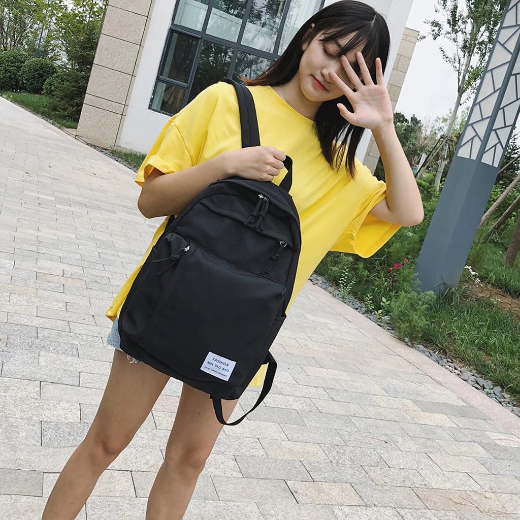 KSO_BAG - Tas Ransel Anak Wanita Terbaru 2021 Kekinian Backpack MIN TAO Korean Style Termurah