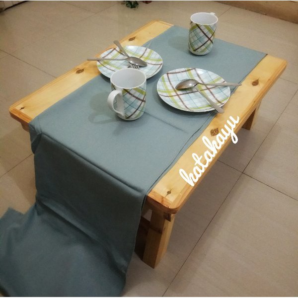 Meja Kayu Lipat Meja Makan Lesehan Meja Cafe Warung Meja Serbaguna RA627 CC Home