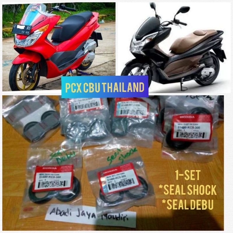seal Sil sok Shock Shockbreaker seal debu depan Honda PCX CBU Thailand 125 atau 150 asli Honda ahm