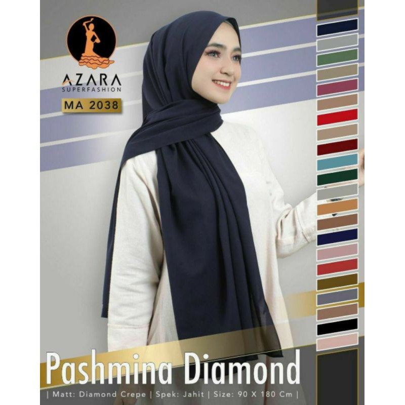 (BISA COD) HIJAB PASHMINA DIAMOND / HIJAB PASHMINA DIAMOND AZARA